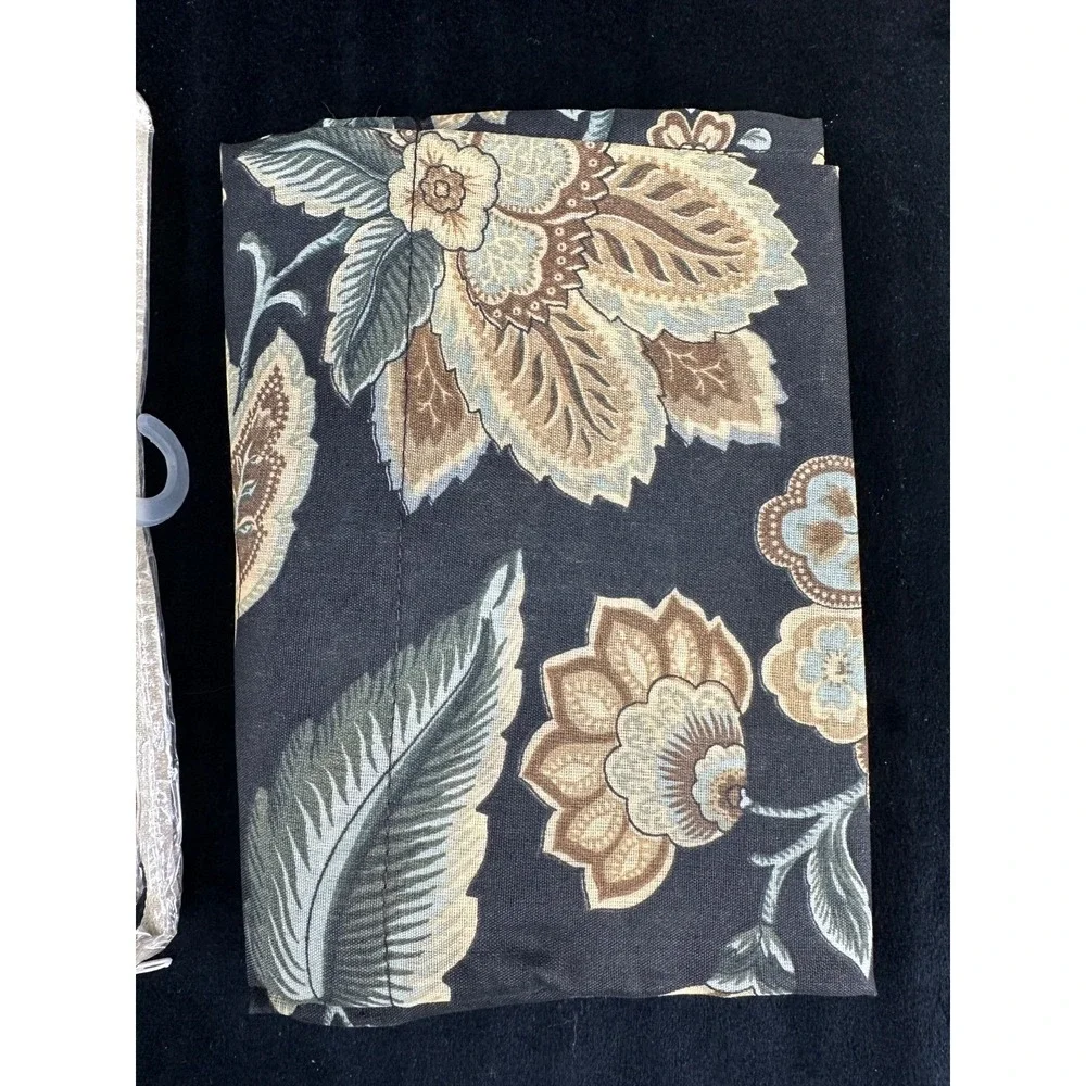 Vintage Valance Interiors by Design Valerie Black Floral (3 Pack) 58